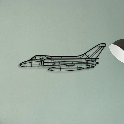 Rf 8G Classic Aircraft Silhouette Metal Wall Art - Tinvibe