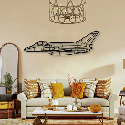 Rf 8G Classic Aircraft Silhouette Metal Wall Art - Tinvibe
