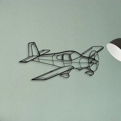 Rv 10 2 Classic Aircraft Silhouette Metal Wall Art - Tinvibe