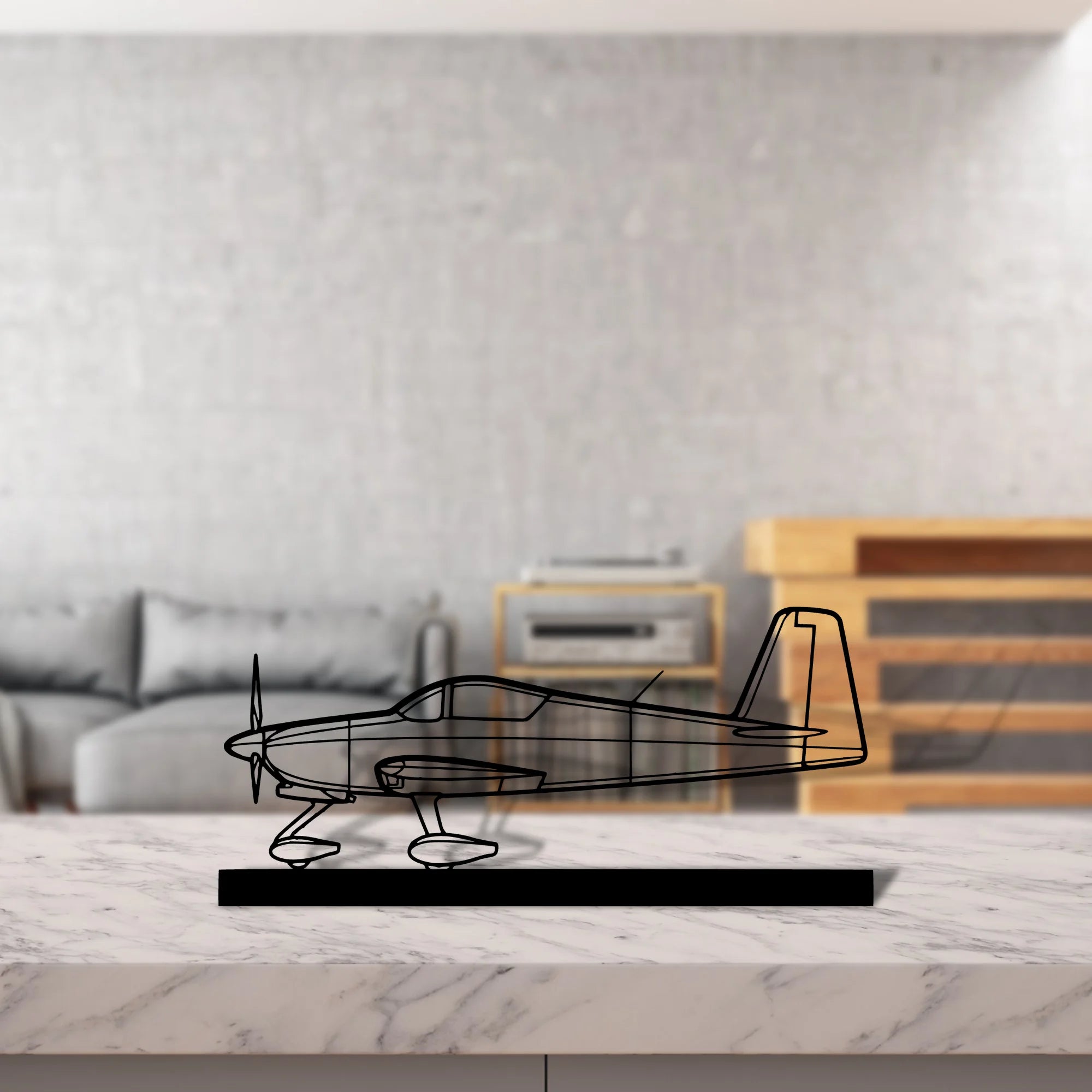rv-7 Silhouette Metal Art Stand - Tinvibe