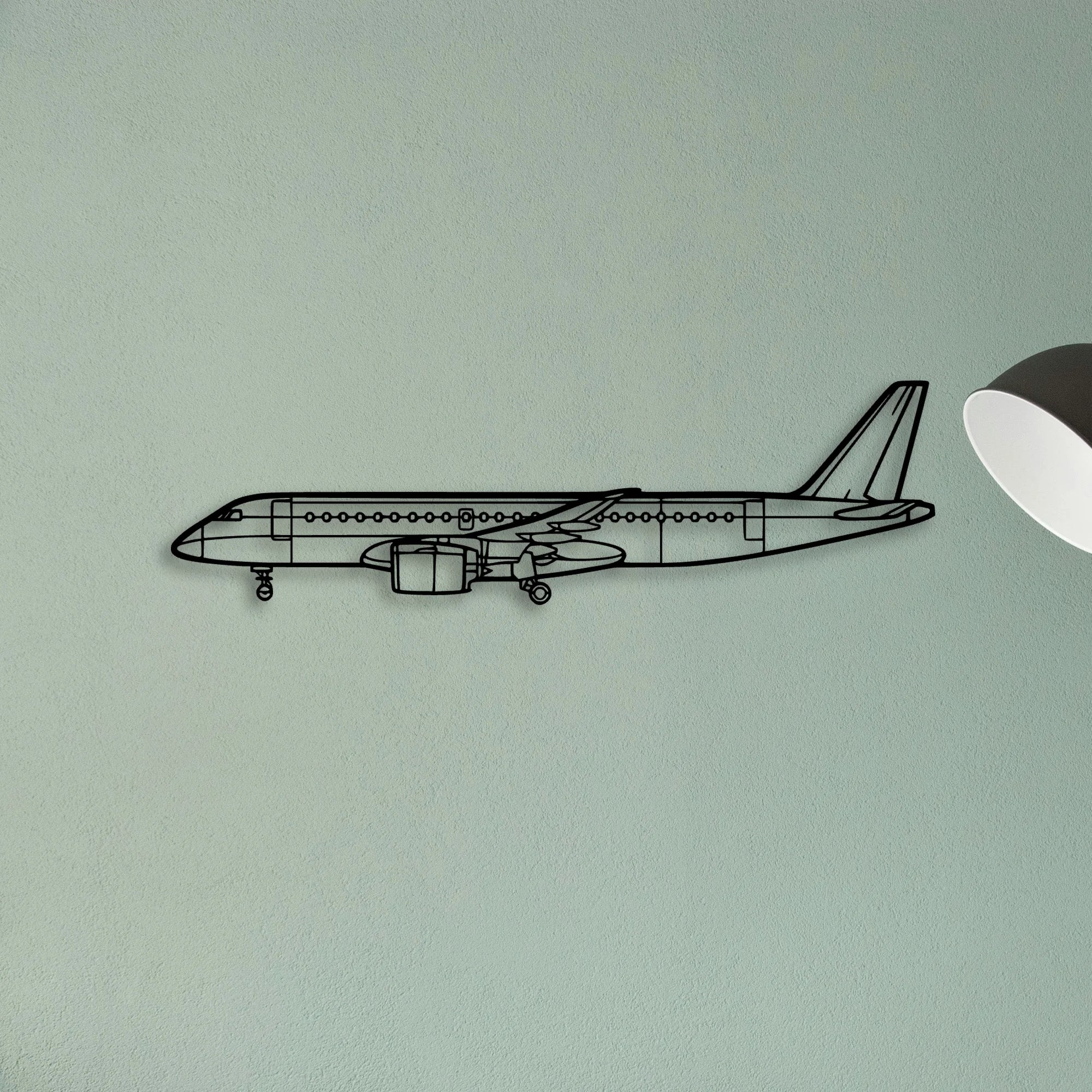 S 211 Classic Aircraft Silhouette Metal Wall Art - Tinvibe