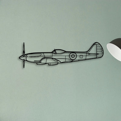 S 2T Classic Aircraft Silhouette Metal Wall Art - Tinvibe