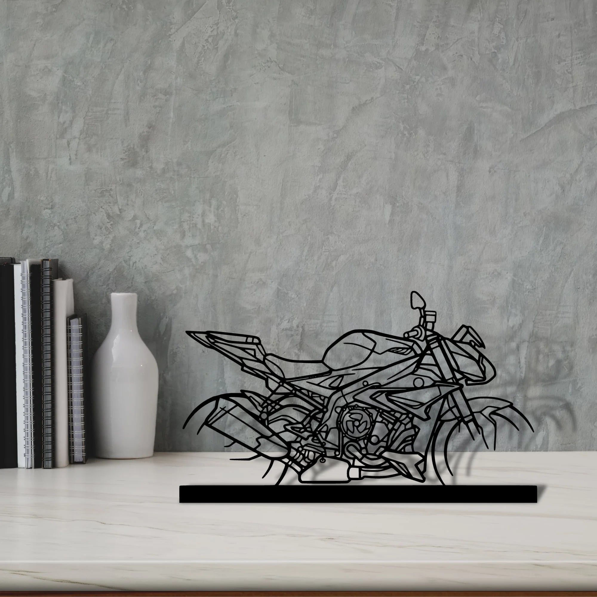 s1000r Silhouette Metal Art Stand - Tinvibe