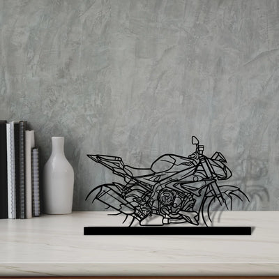 s1000r Silhouette Metal Art Stand - Tinvibe