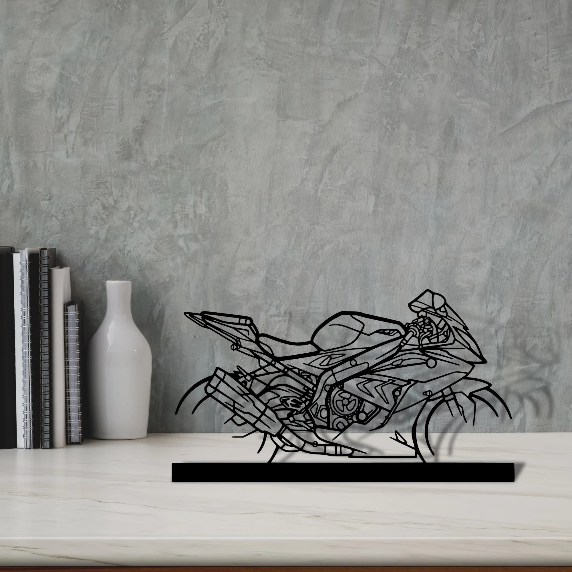 s1000rr Silhouette Metal Art Stand - Tinvibe