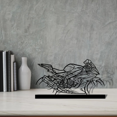 s1000rr Silhouette Metal Art Stand - Tinvibe