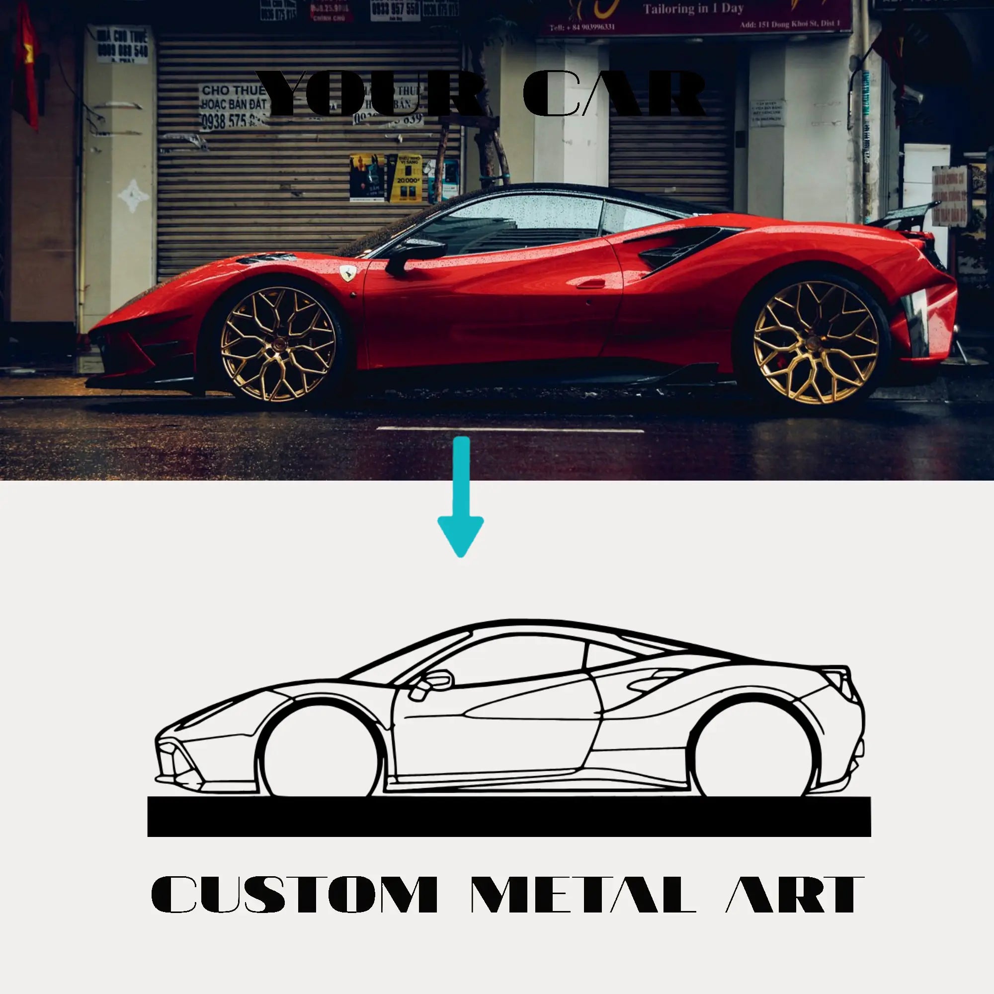 Your Custom Standing Silhouette Metal Art Service - Tinvibe