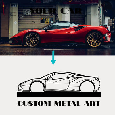Your Custom Standing Silhouette Metal Art Service - Tinvibe