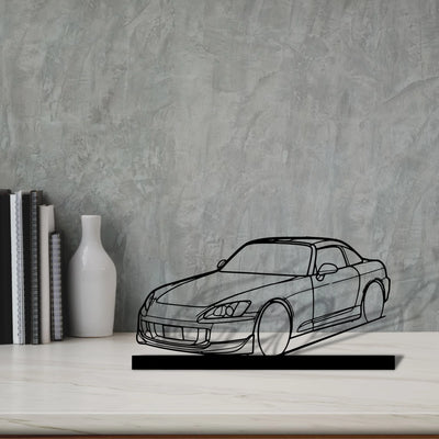 s2000-hard Silhouette Metal Art Stand - Tinvibe