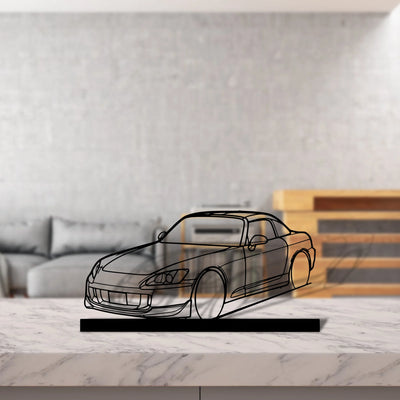 s2000-hard Silhouette Metal Art Stand - Tinvibe