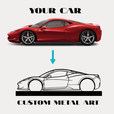 Your Custom Standing Silhouette Metal Art Service - Tinvibe