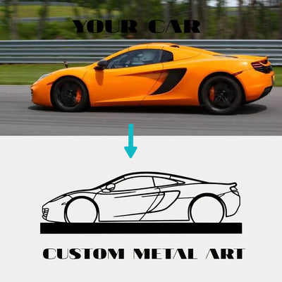 Your Custom Standing Silhouette Metal Art Service - Tinvibe