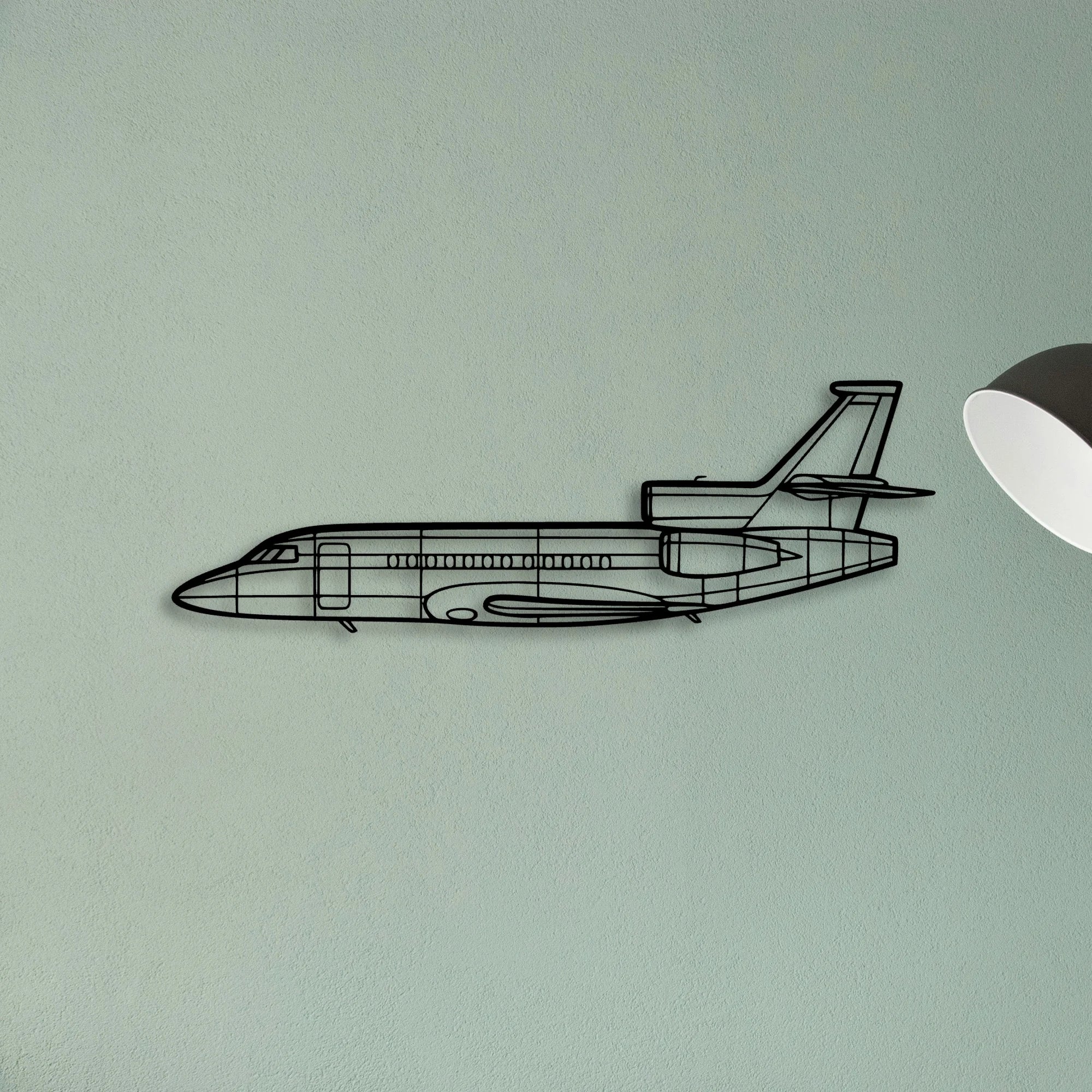 Savage Cruiser Classic Aircraft Silhouette Metal Wall Art - Tinvibe