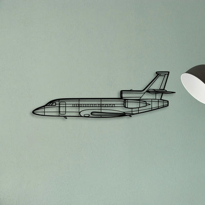Savage Cruiser Classic Aircraft Silhouette Metal Wall Art - Tinvibe