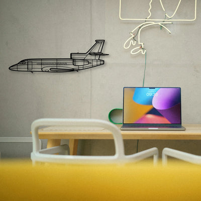 Savage Cruiser Classic Aircraft Silhouette Metal Wall Art - Tinvibe