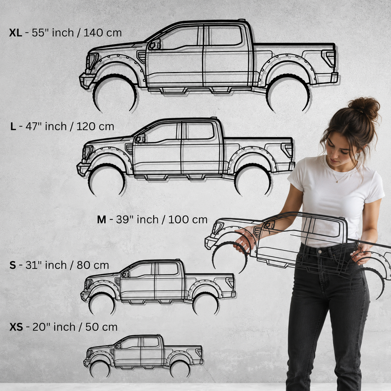 Your Custom Car Silhouette Metal Wall Art Service - Tinvibe
