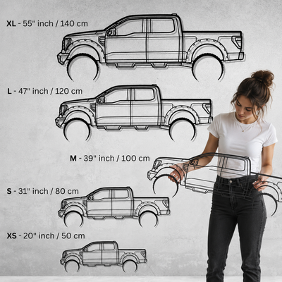 Your Custom Car Silhouette Metal Wall Art Service - Tinvibe