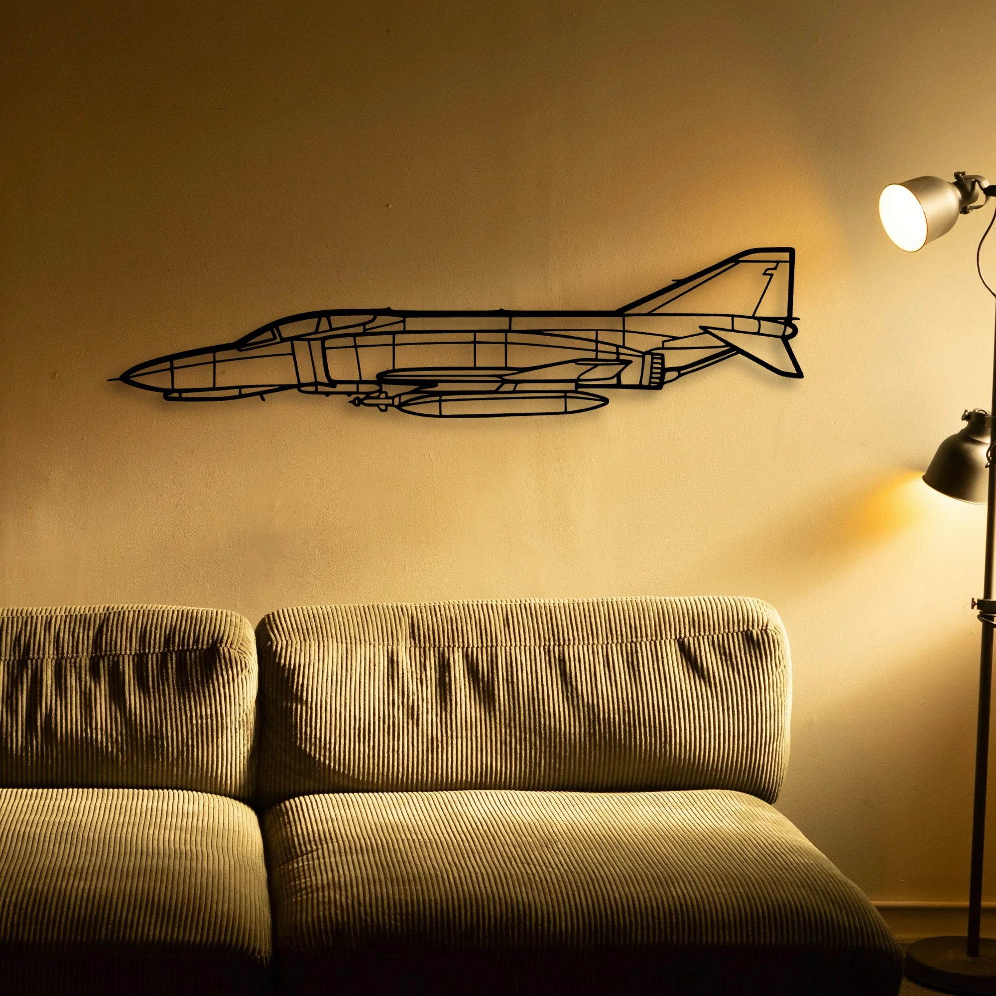Spitfire Mk Ix 2 Classic Aircraft Silhouette Metal Wall Art - Tinvibe