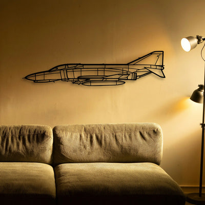 Spitfire Mk Ix 2 Classic Aircraft Silhouette Metal Wall Art - Tinvibe