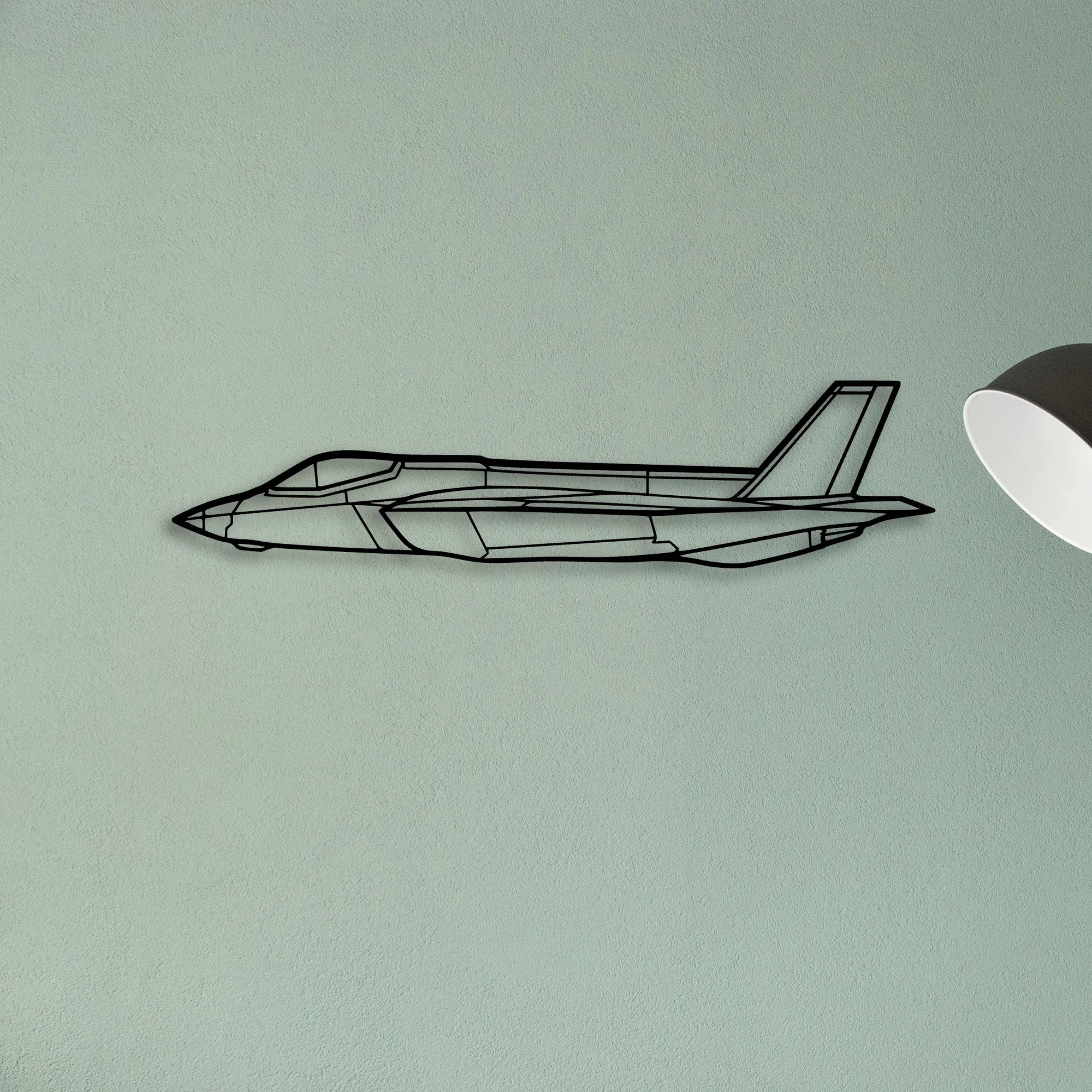 Spitfire Mk Ix Classic Aircraft Silhouette Metal Wall Art - Tinvibe