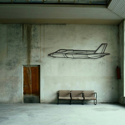 Spitfire Mk Ix Classic Aircraft Silhouette Metal Wall Art - Tinvibe