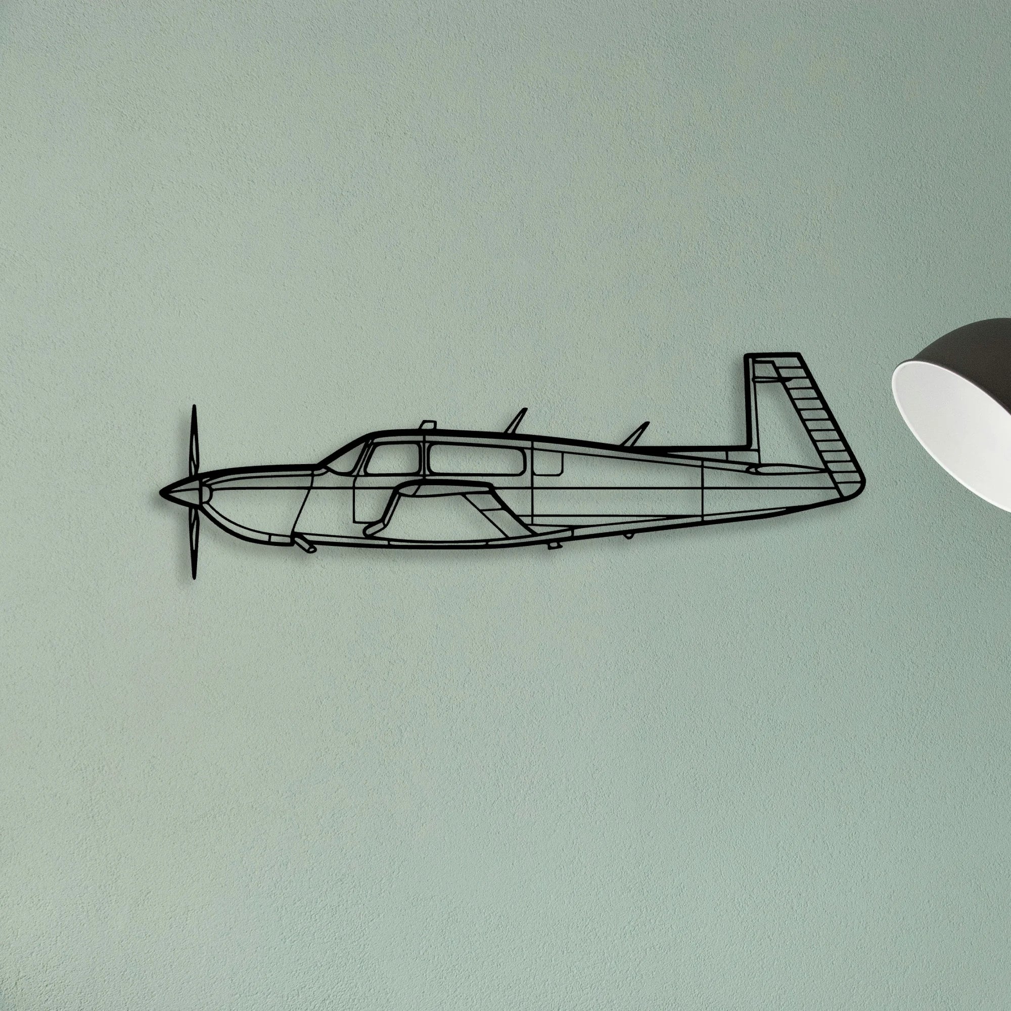 Spitfire Mk Xiv Classic Aircraft Silhouette Metal Wall Art - Tinvibe