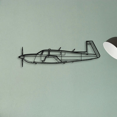 Spitfire Mk Xiv Classic Aircraft Silhouette Metal Wall Art - Tinvibe