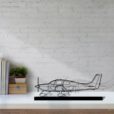 sr22 Silhouette Metal Art Stand - Tinvibe