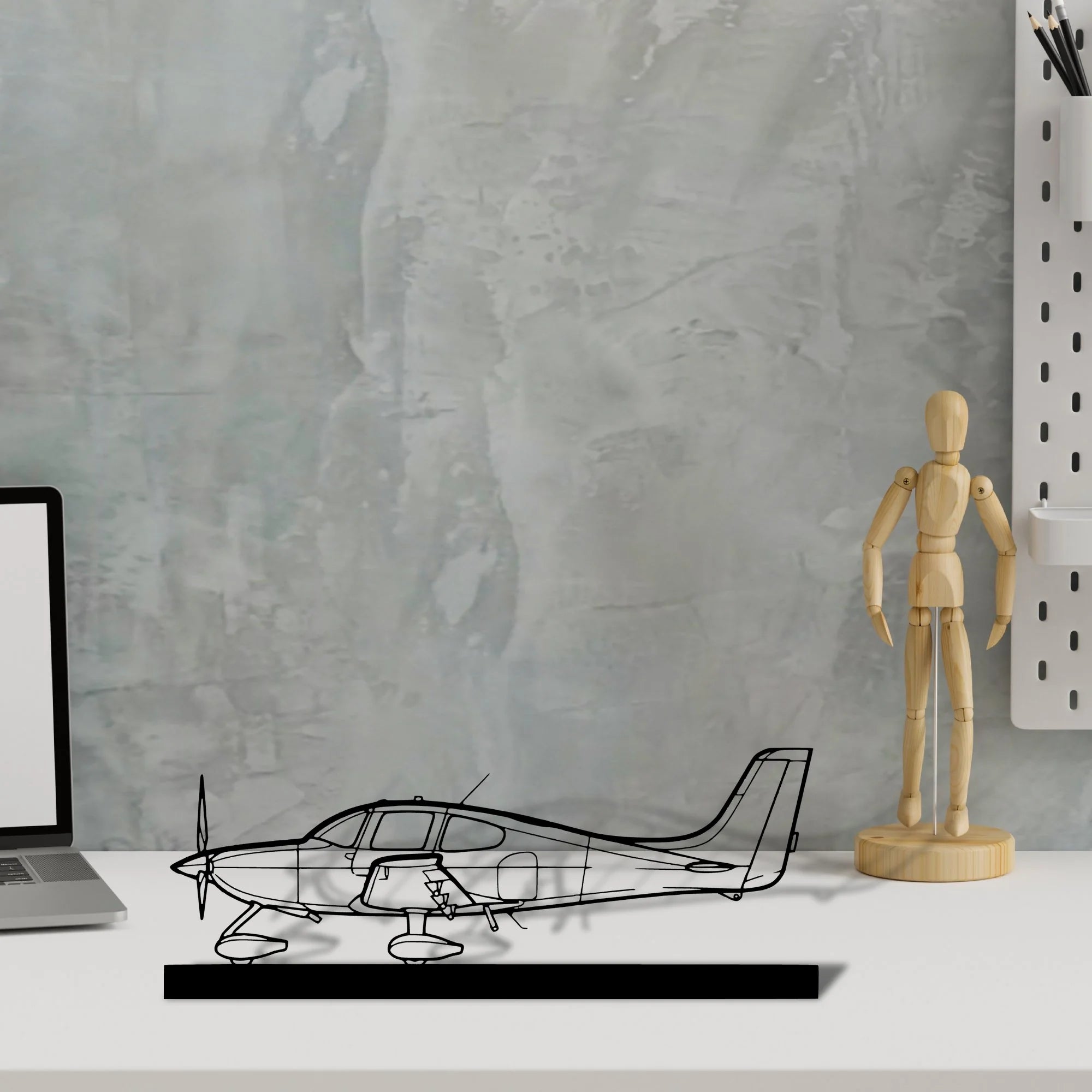 sr22 Silhouette Metal Art Stand - Tinvibe