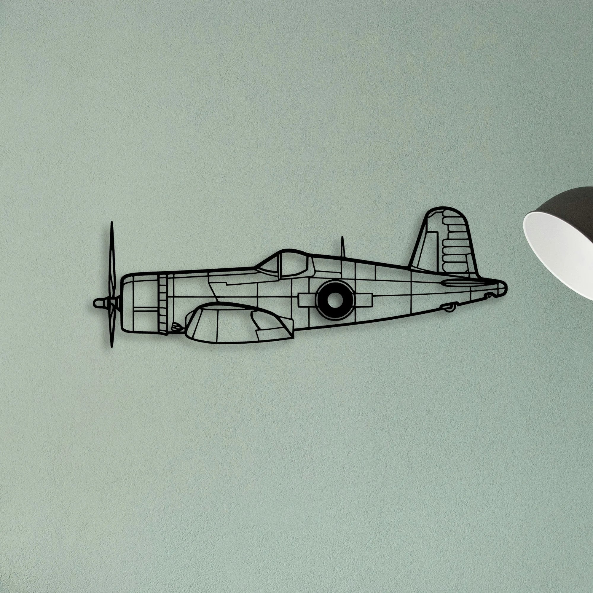 Stearman 2 Classic Aircraft Silhouette Metal Wall Art - Tinvibe