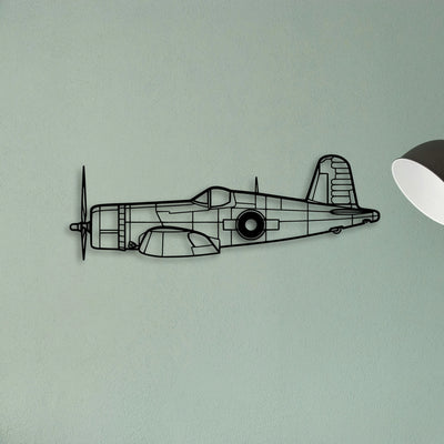 Stearman 2 Classic Aircraft Silhouette Metal Wall Art - Tinvibe