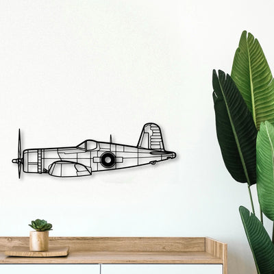 Stearman 2 Classic Aircraft Silhouette Metal Wall Art - Tinvibe