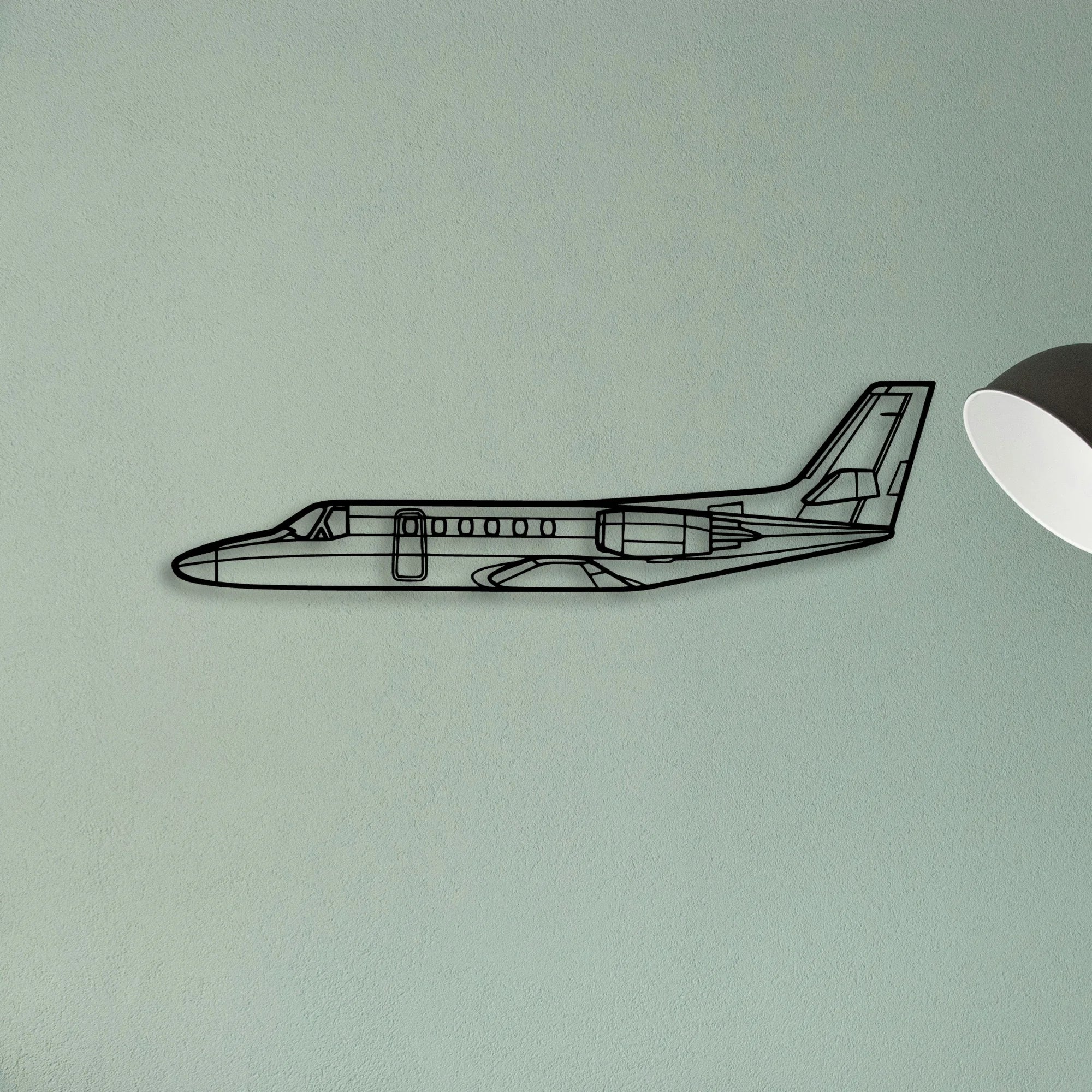 Stearman 75 Classic Aircraft Silhouette Metal Wall Art - Tinvibe