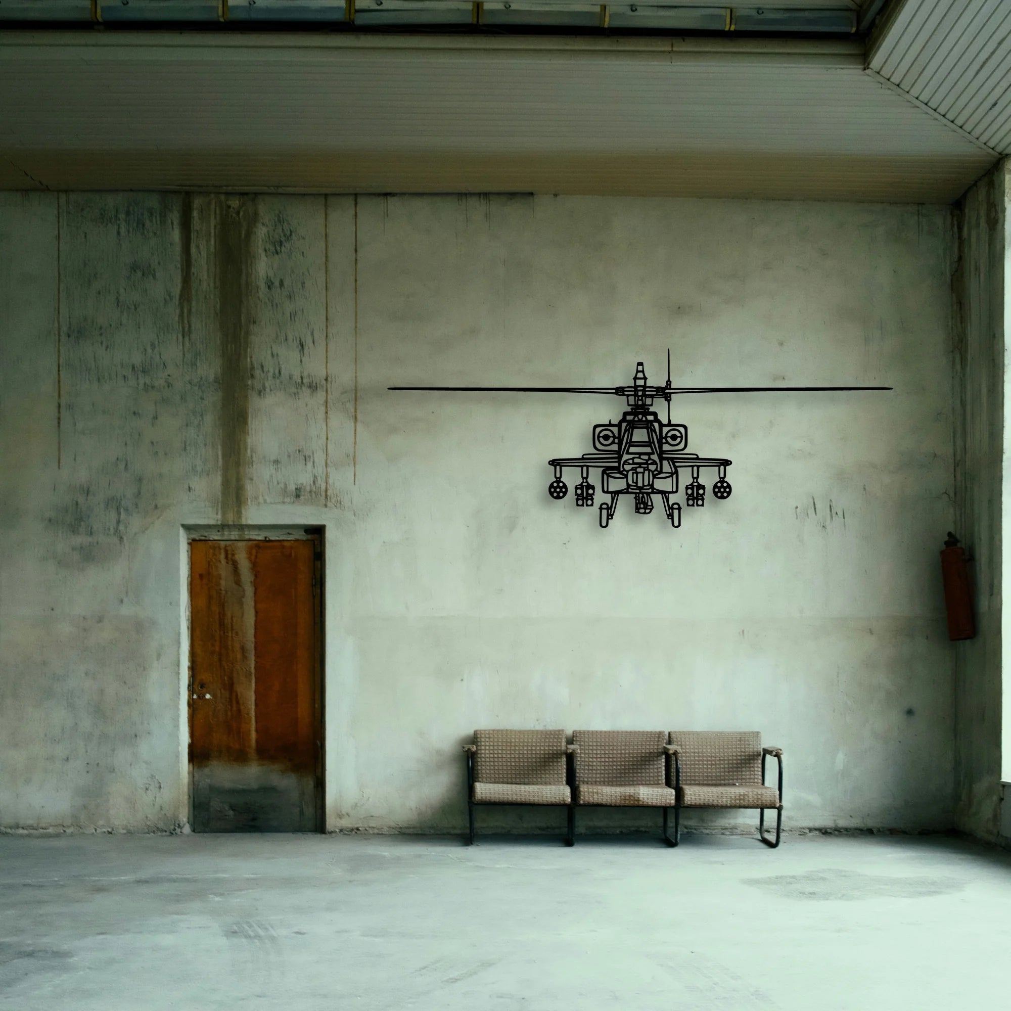 Stearman Classic Aircraft Silhouette Metal Wall Art - Tinvibe