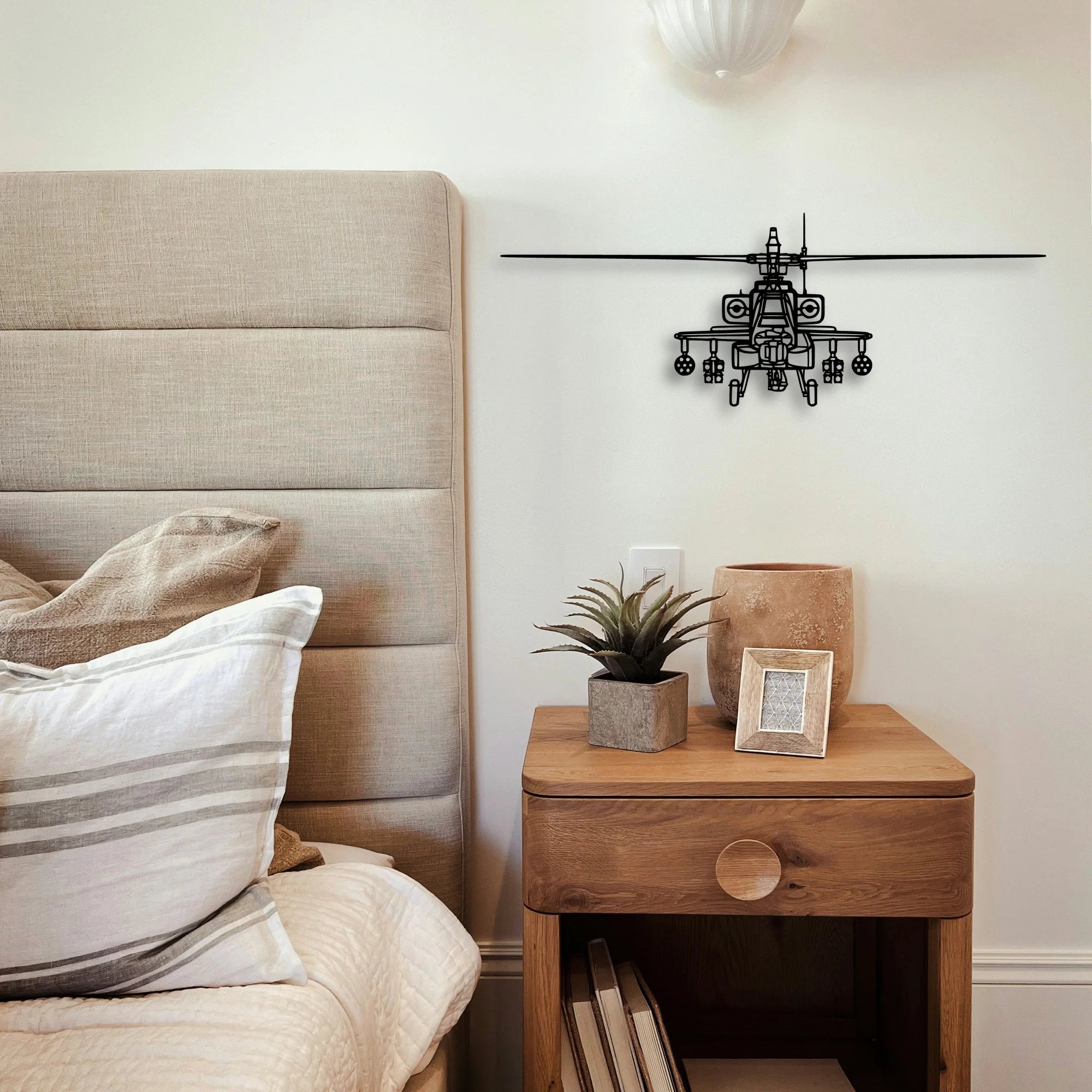 Stearman Classic Aircraft Silhouette Metal Wall Art - Tinvibe