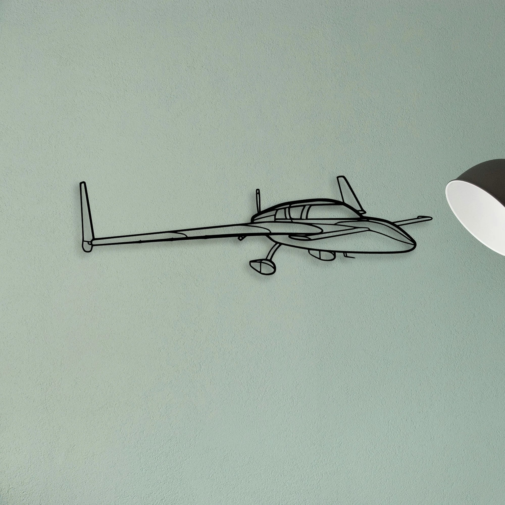 Stol Ch 701 Classic Aircraft Silhouette Metal Wall Art - Tinvibe