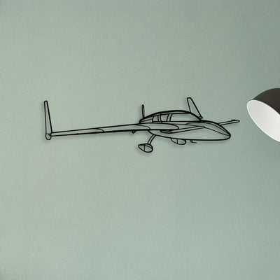Stol Ch 701 Classic Aircraft Silhouette Metal Wall Art - Tinvibe