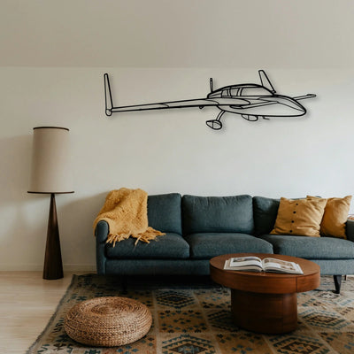 Stol Ch 701 Classic Aircraft Silhouette Metal Wall Art - Tinvibe