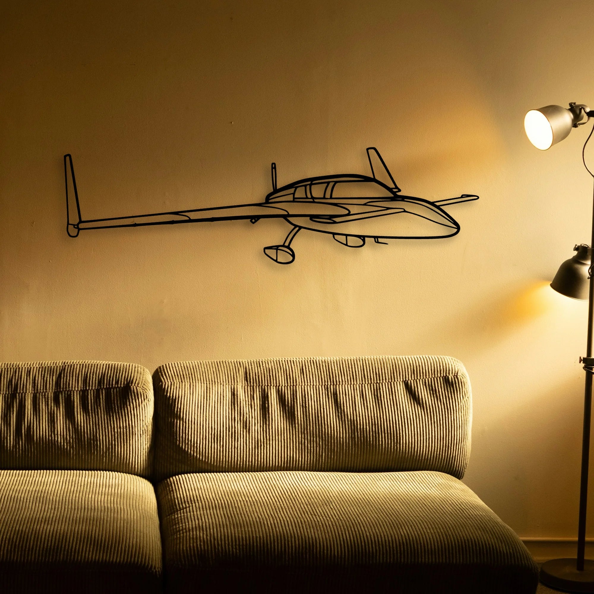 Stol Ch 701 Classic Aircraft Silhouette Metal Wall Art - Tinvibe