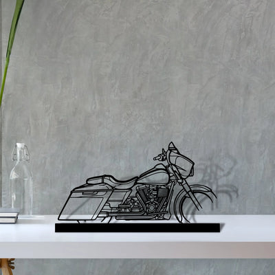 street-glide-2014-2 Silhouette Metal Art Stand - Tinvibe