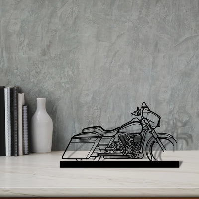 street-glide-2014-2 Silhouette Metal Art Stand - Tinvibe