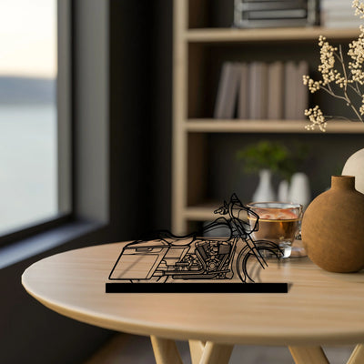 street-glide-2014-2 Silhouette Metal Art Stand - Tinvibe