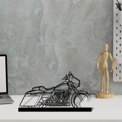 street-glide-2014 Silhouette Metal Art Stand - Tinvibe