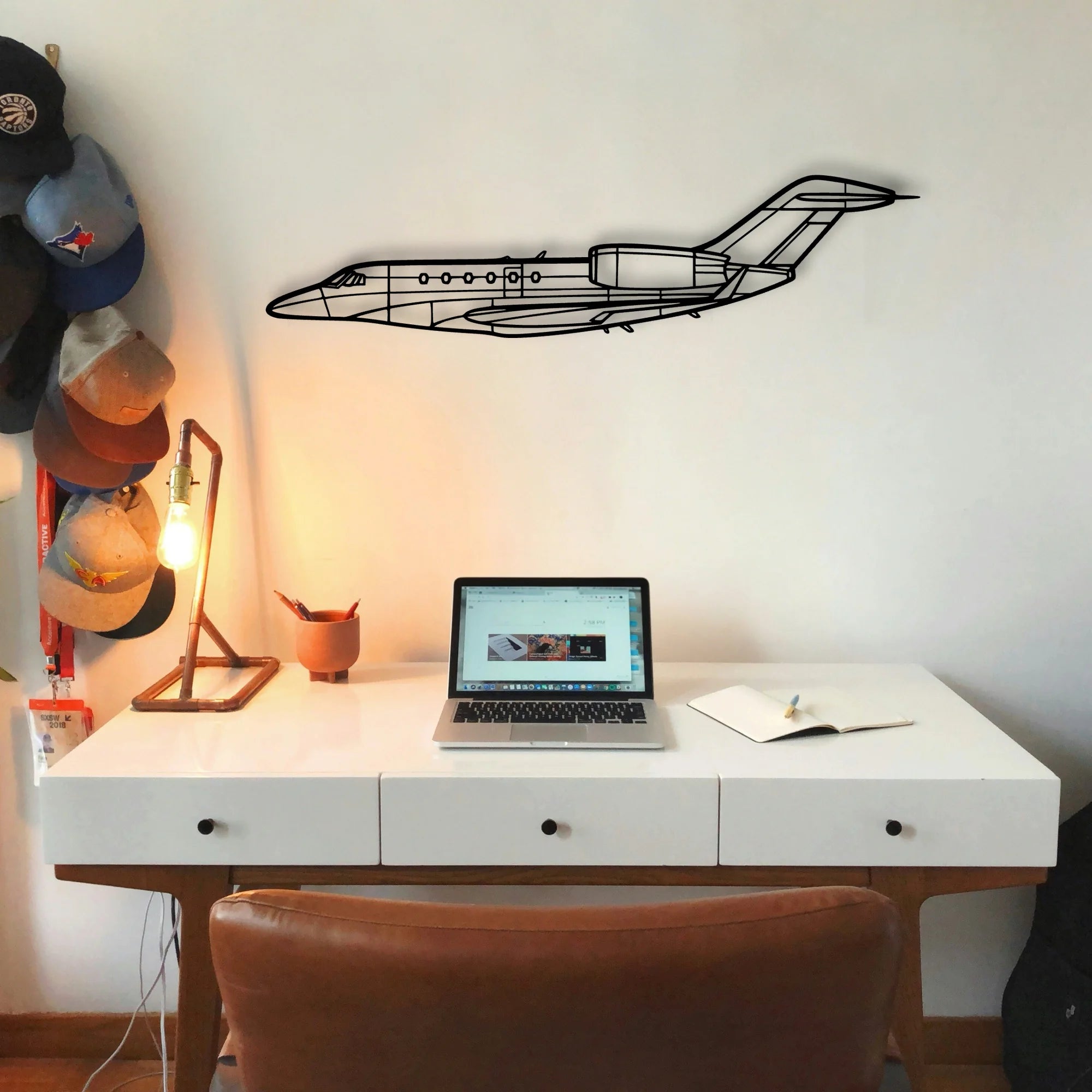 Super Petrel Ls 2 Classic Aircraft Silhouette Metal Wall Art - Tinvibe