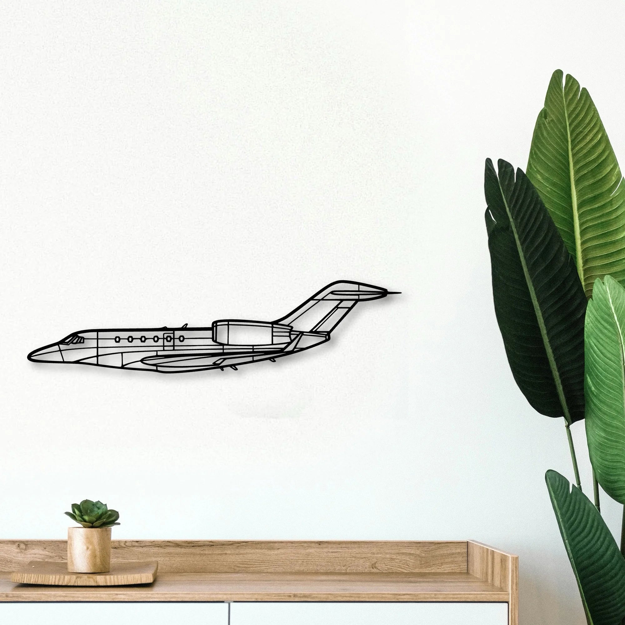 Super Petrel Ls 2 Classic Aircraft Silhouette Metal Wall Art - Tinvibe