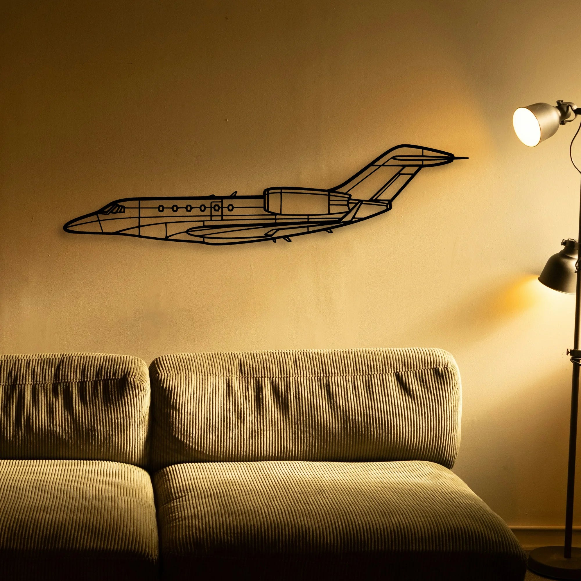 Super Petrel Ls 2 Classic Aircraft Silhouette Metal Wall Art - Tinvibe