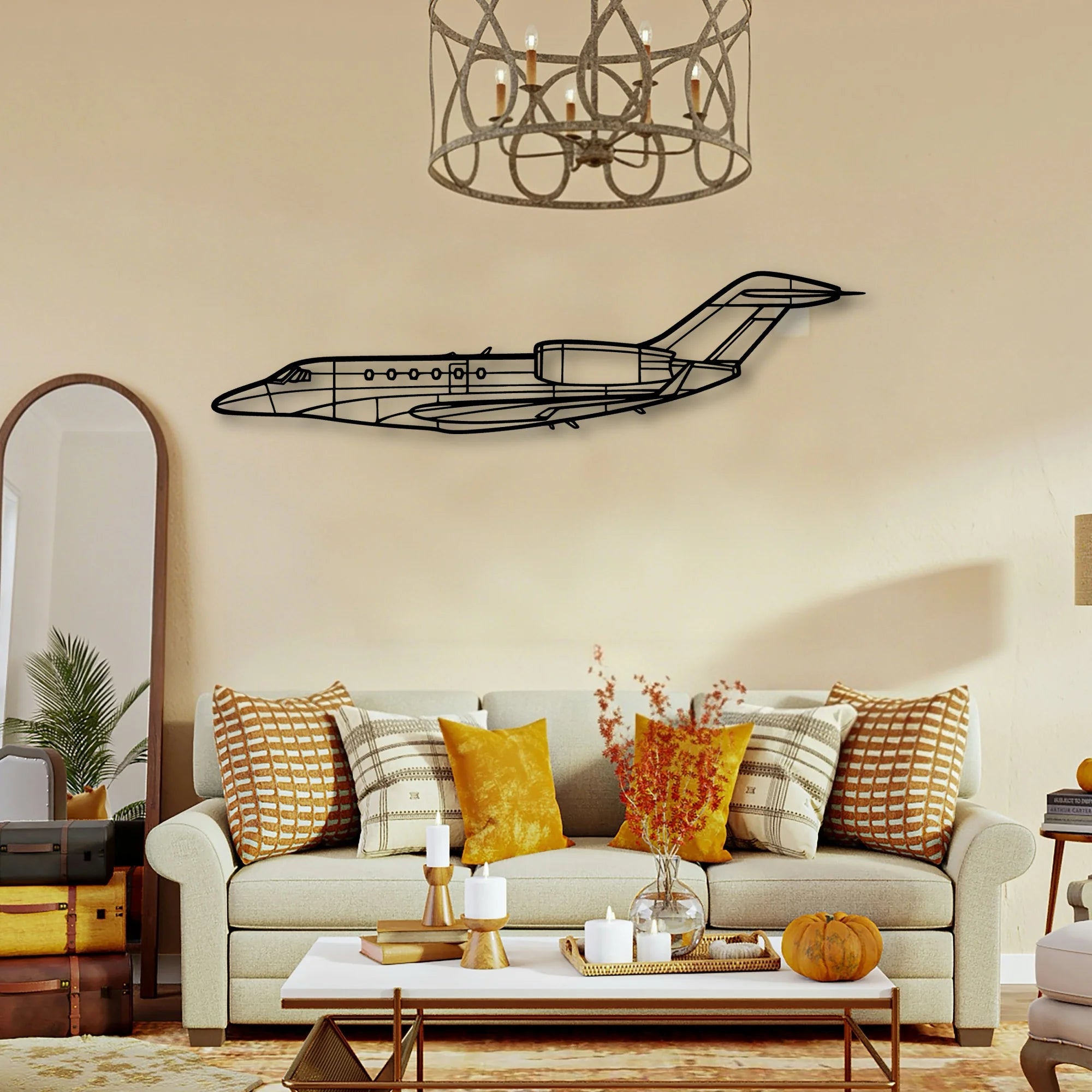 Super Petrel Ls 2 Classic Aircraft Silhouette Metal Wall Art - Tinvibe