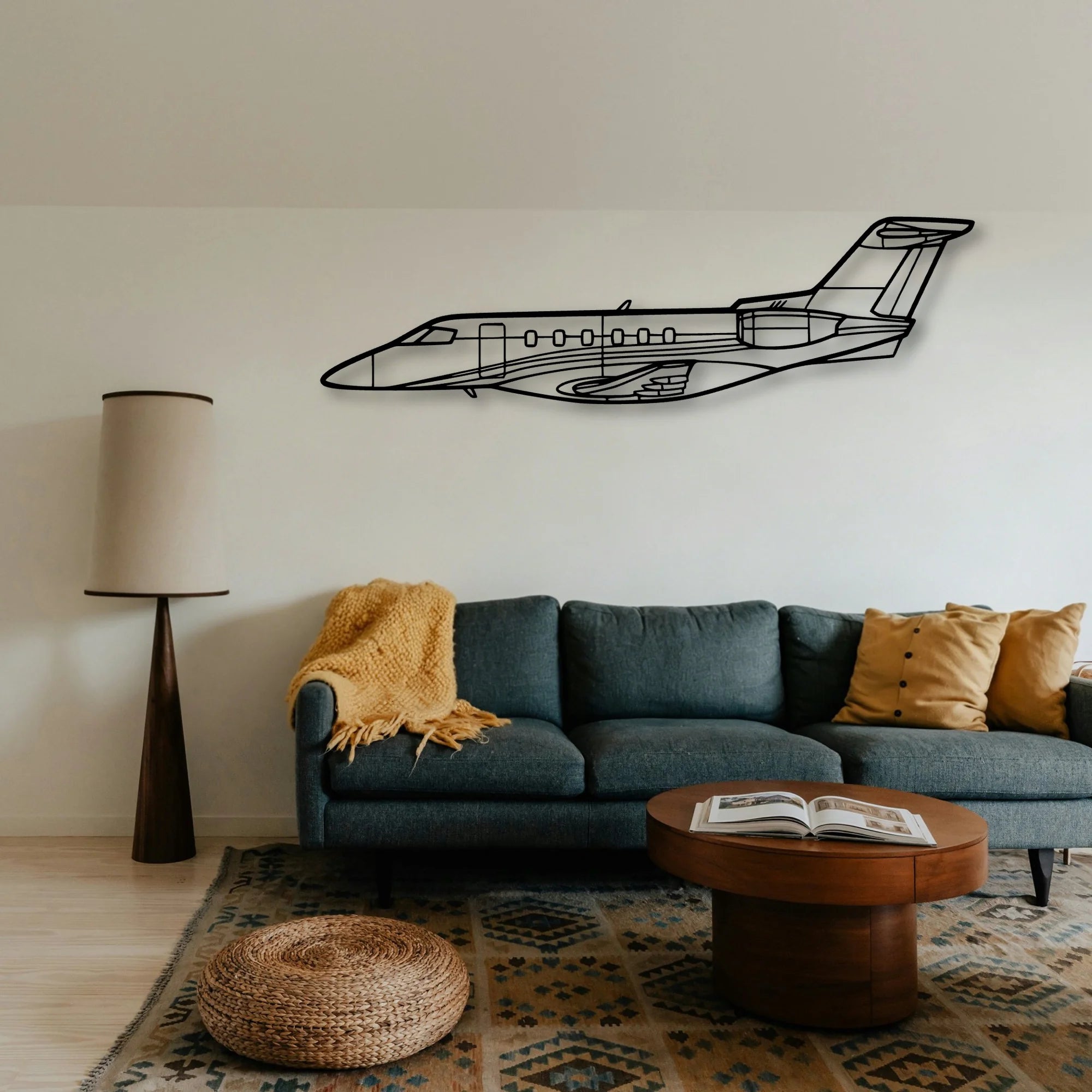 Super Petrel Ls Classic Aircraft Silhouette Metal Wall Art - Tinvibe