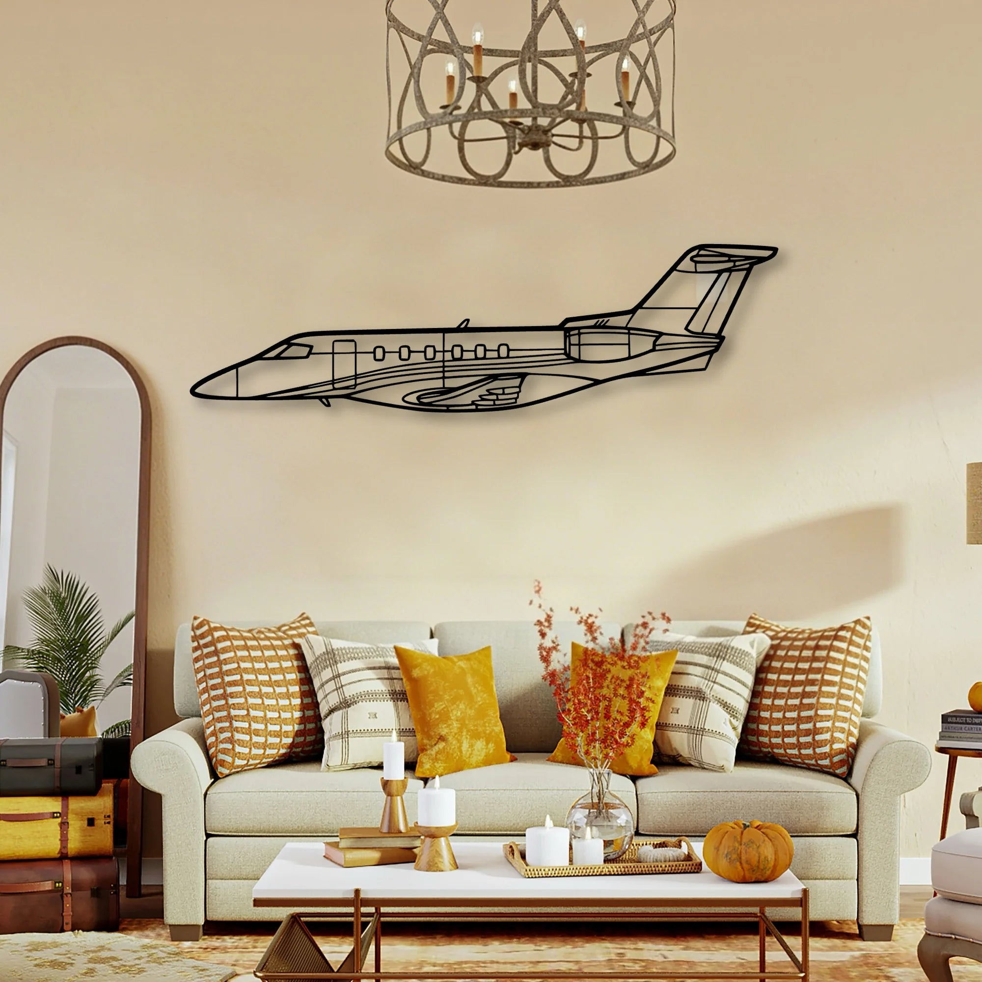 Super Petrel Ls Classic Aircraft Silhouette Metal Wall Art - Tinvibe