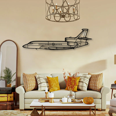 Super Scorpion Classic Aircraft Silhouette Metal Wall Art - Tinvibe